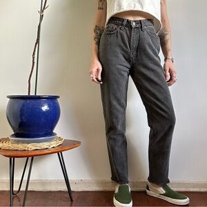 Vintage Washed Black Levi's 17512 Jeans